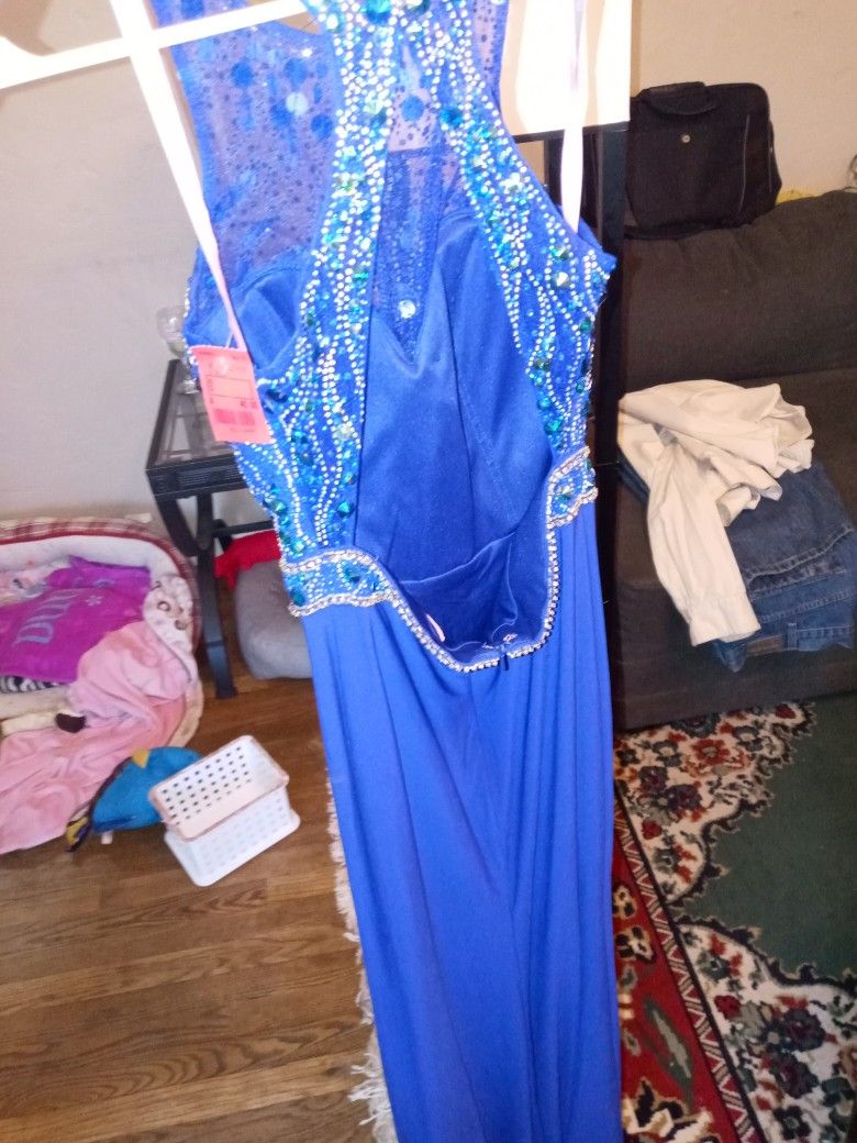 Blue Prom Dress