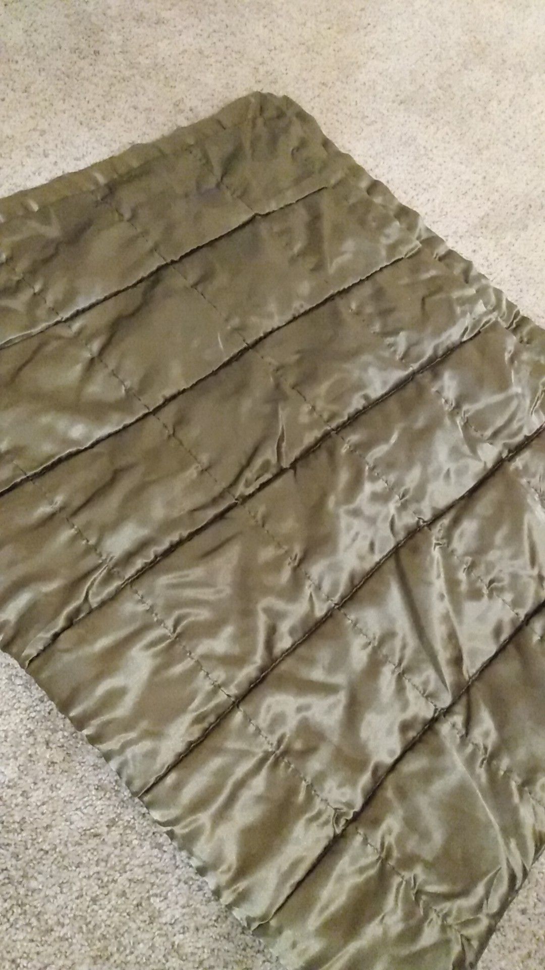 Beautiful olive green decor throw blanket!
