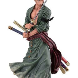 Anime One Piece Roronoa Zoro PVC Action Figure Collection Figurine Toy Gifts 8" Thumbnail
