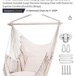 Brand New Hanging Hammock Chair - Never Opened Thumbnail
