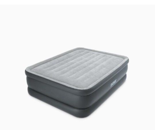 Intex 22" Queen Comfort Plush Airbed Mattress with Built-In Pump