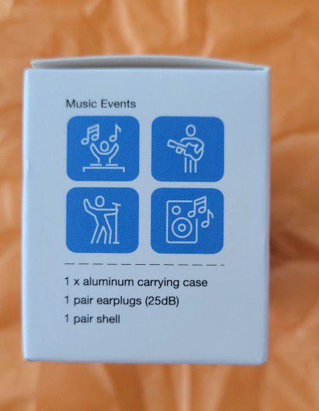 High Fidelity Ear Plugs Earplugs for Concerts/Music Events
