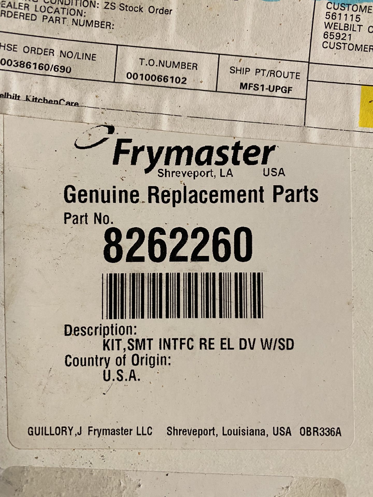 Frymaster Fryer Board  “New In Box “ OEM