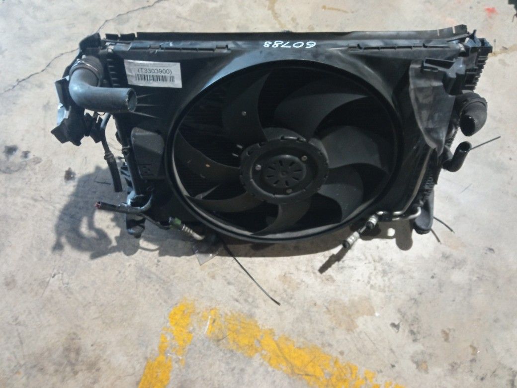 Radiator, Condenser And Fan For 2008 Mercedes C-Class Stock 60788