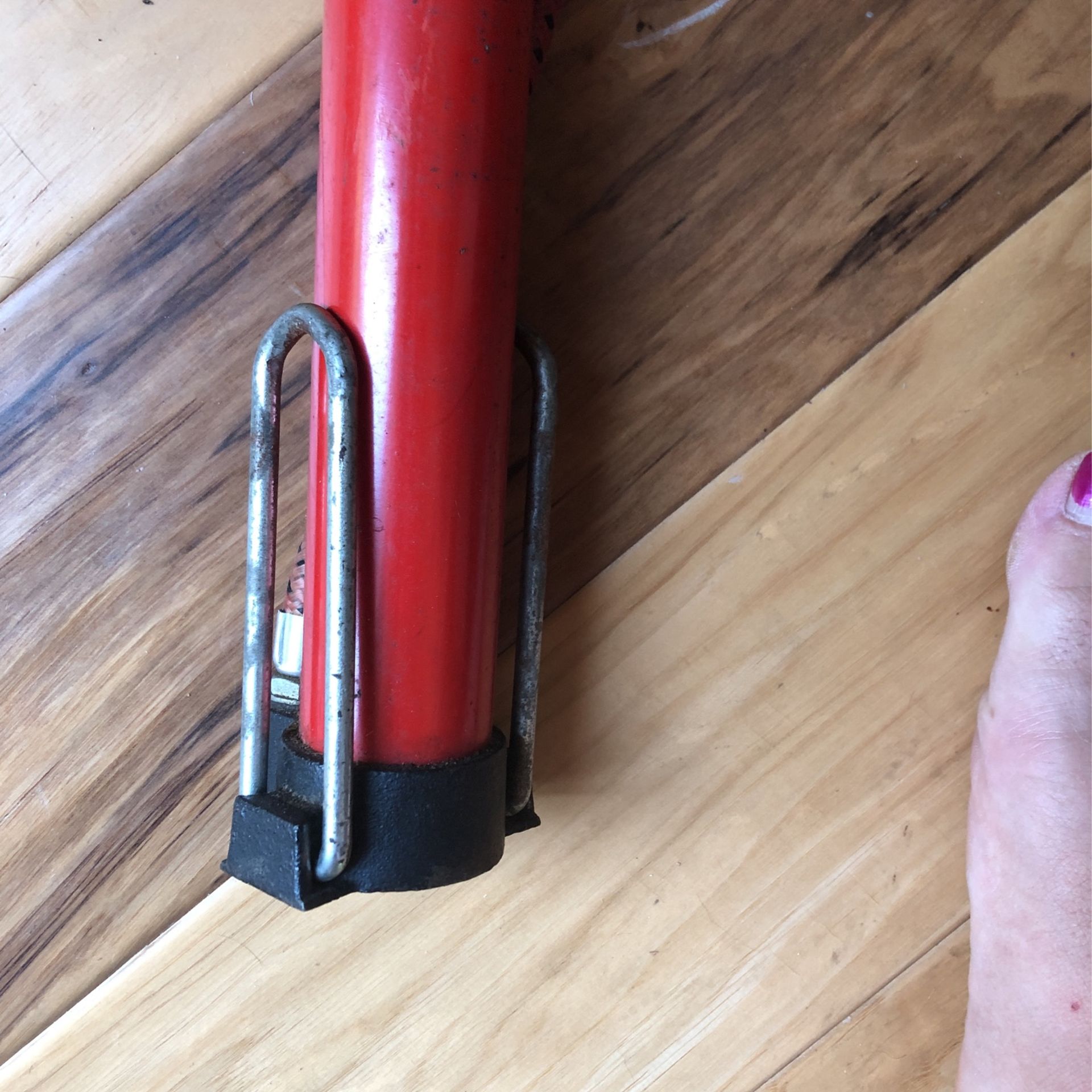 Vintage Dorcy Bike Pump Red