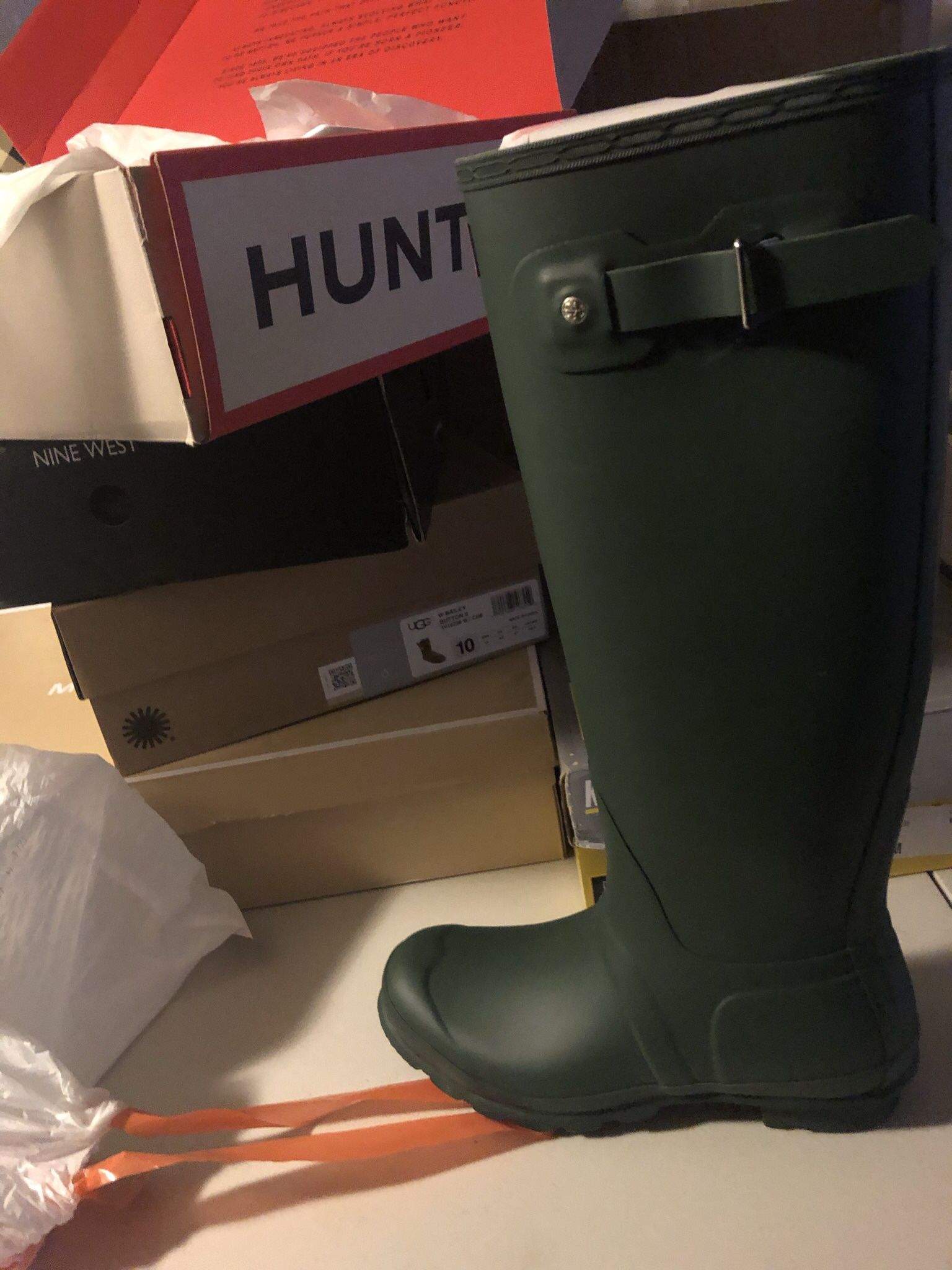 Hunter Raining Boots Size 8