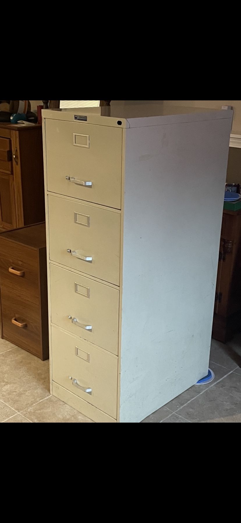 Legal/ Letter Four Drawer File Cabinet
