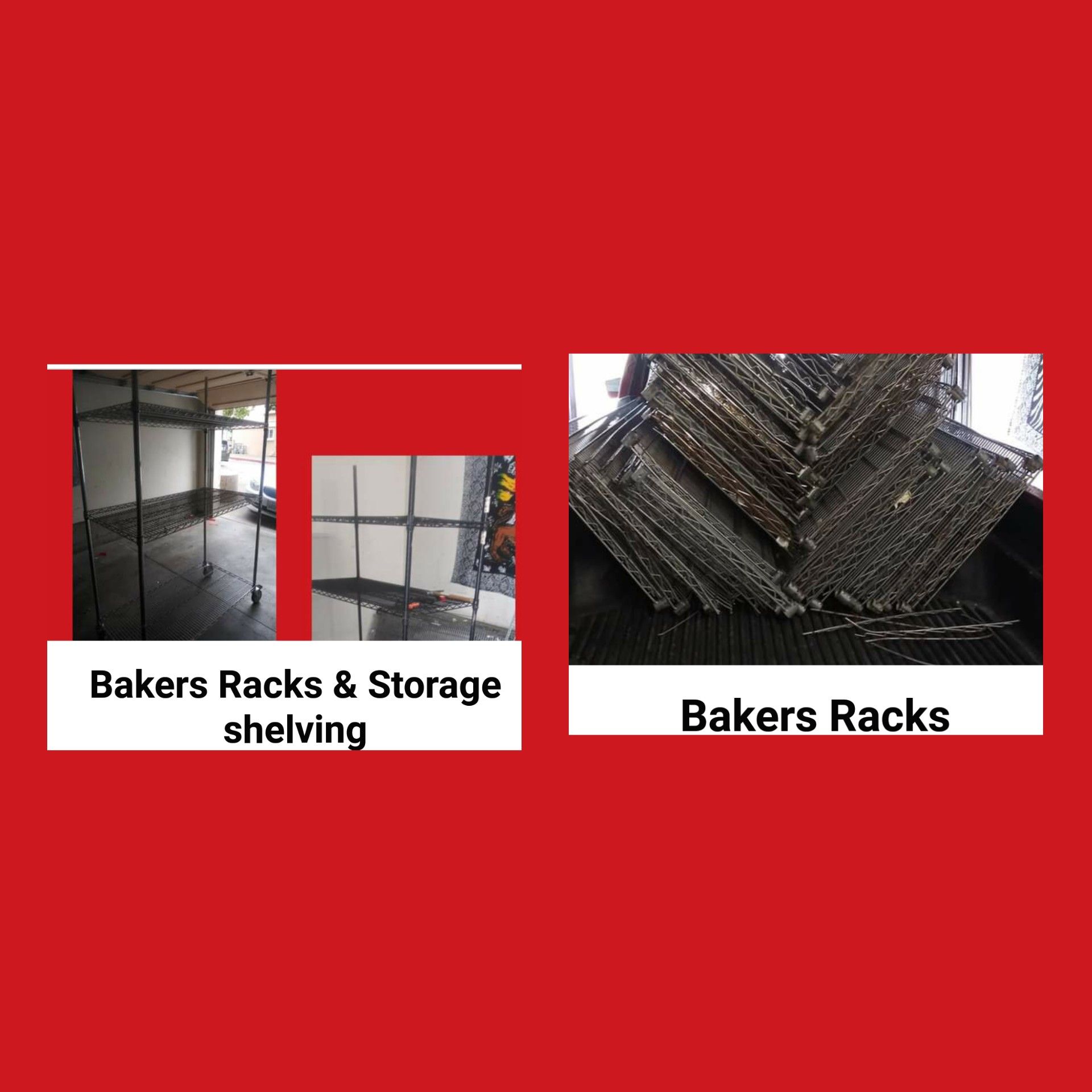Storage supply Racks.