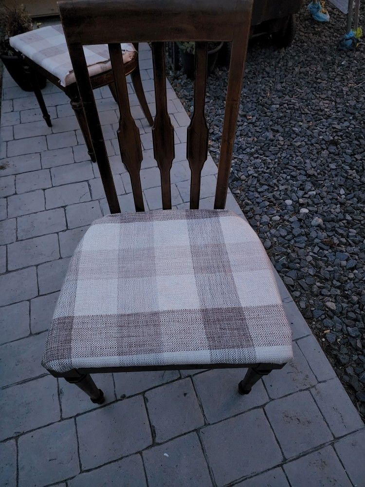 Dining Chairs and Stationary Bike