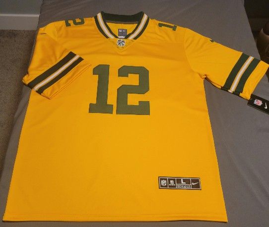 Green Bay Packers Aaron Rodgers Jersey
Size: Mens Large