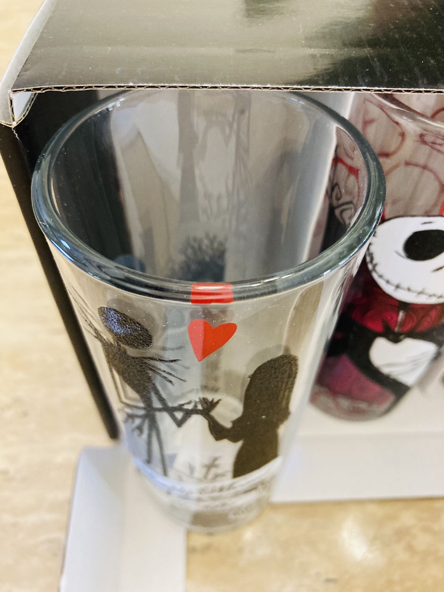 Disney The Nightmare Before Christmas Set of Four 10 oz glasses πππ