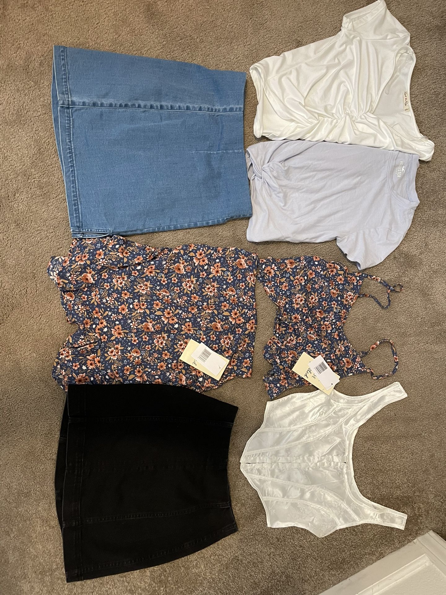 Three women’s outfits