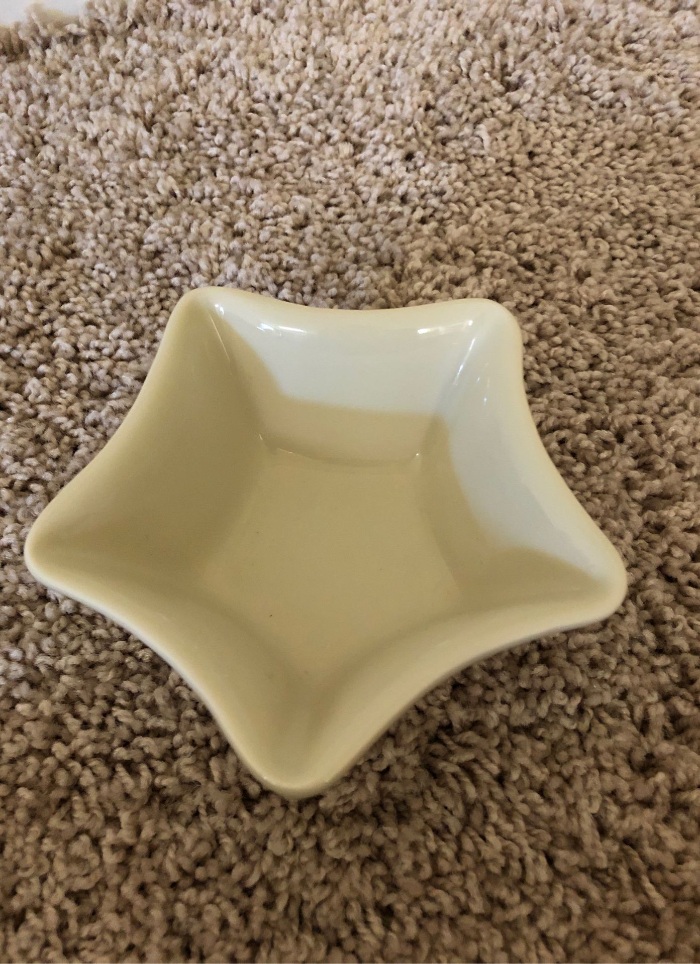 Longaberger Star and Heart dish