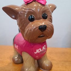 JoJo Siwa dog piggy bank Bow-Bow Pet Yorkie Thumbnail