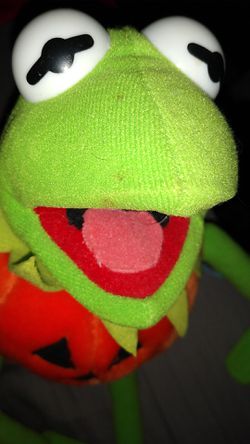 Kermit pumpkin doll Thumbnail