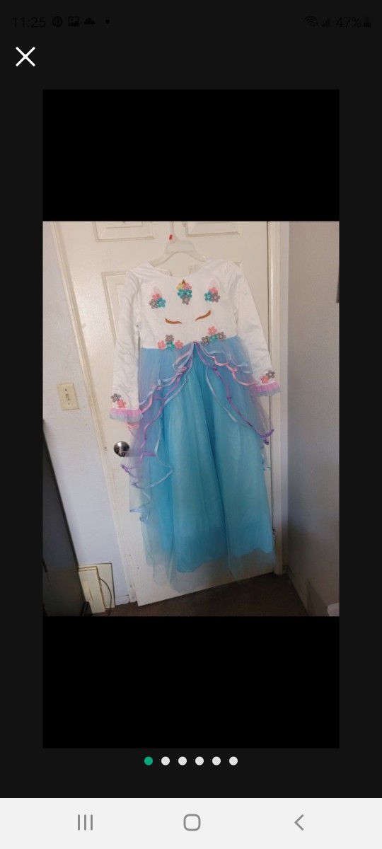 Unicorn Girl Party Dress 