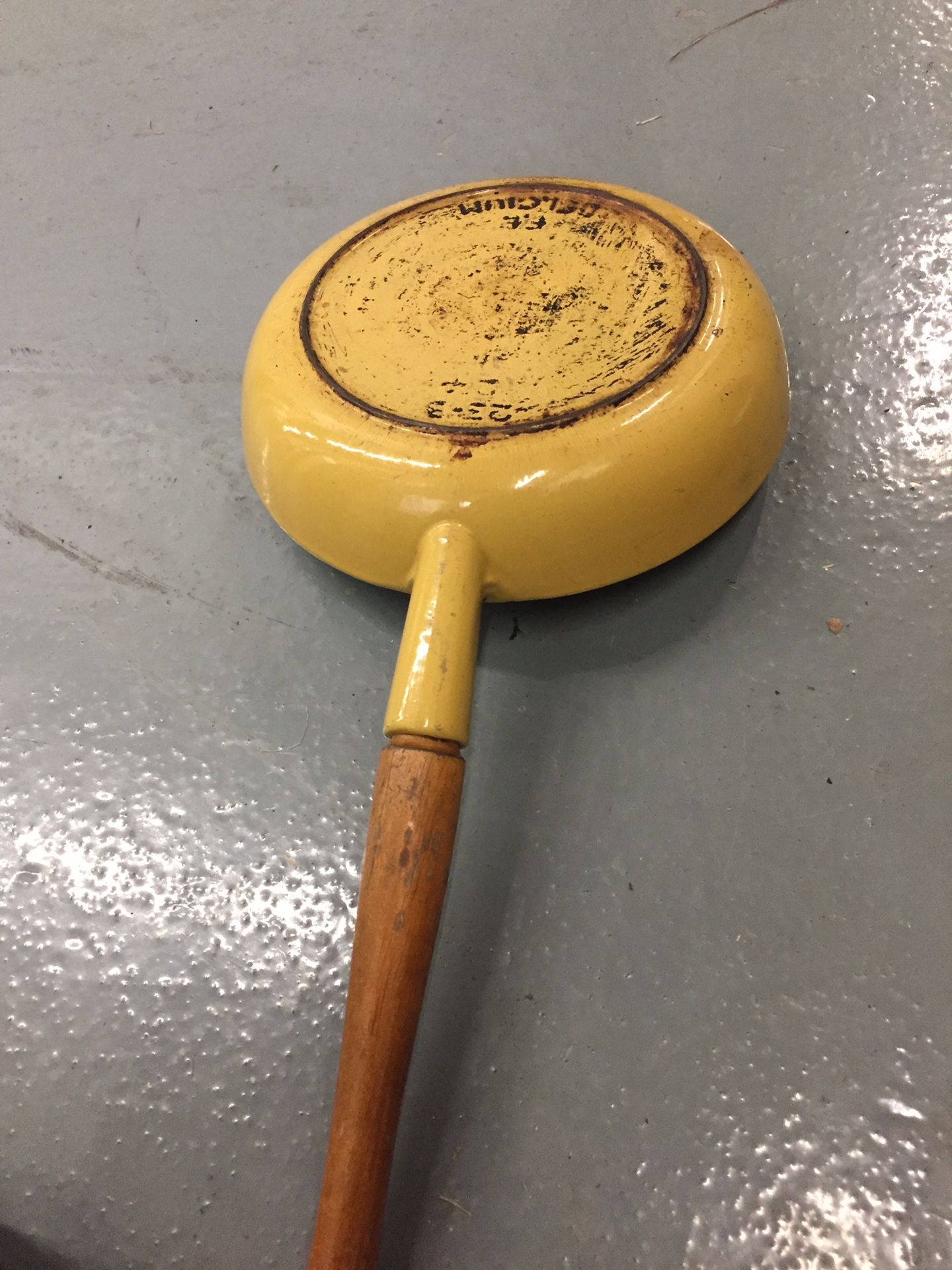 Belgium Enamel over Cast Iron Skillet