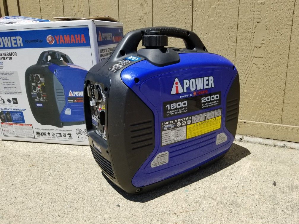 GENERATOR INVERTER YAMAHA POWERED SC2000I SILENT STARTS FIRST PULL