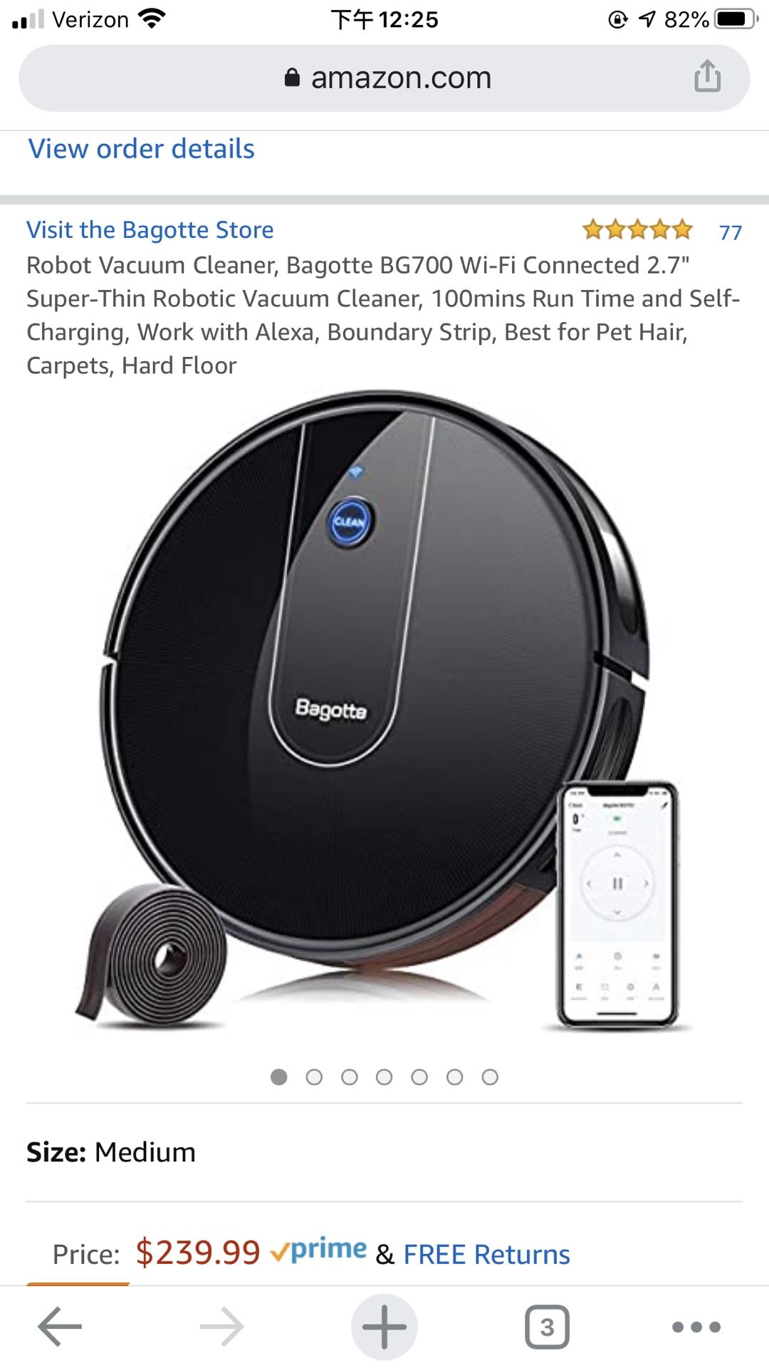 robot vacuum cleaner