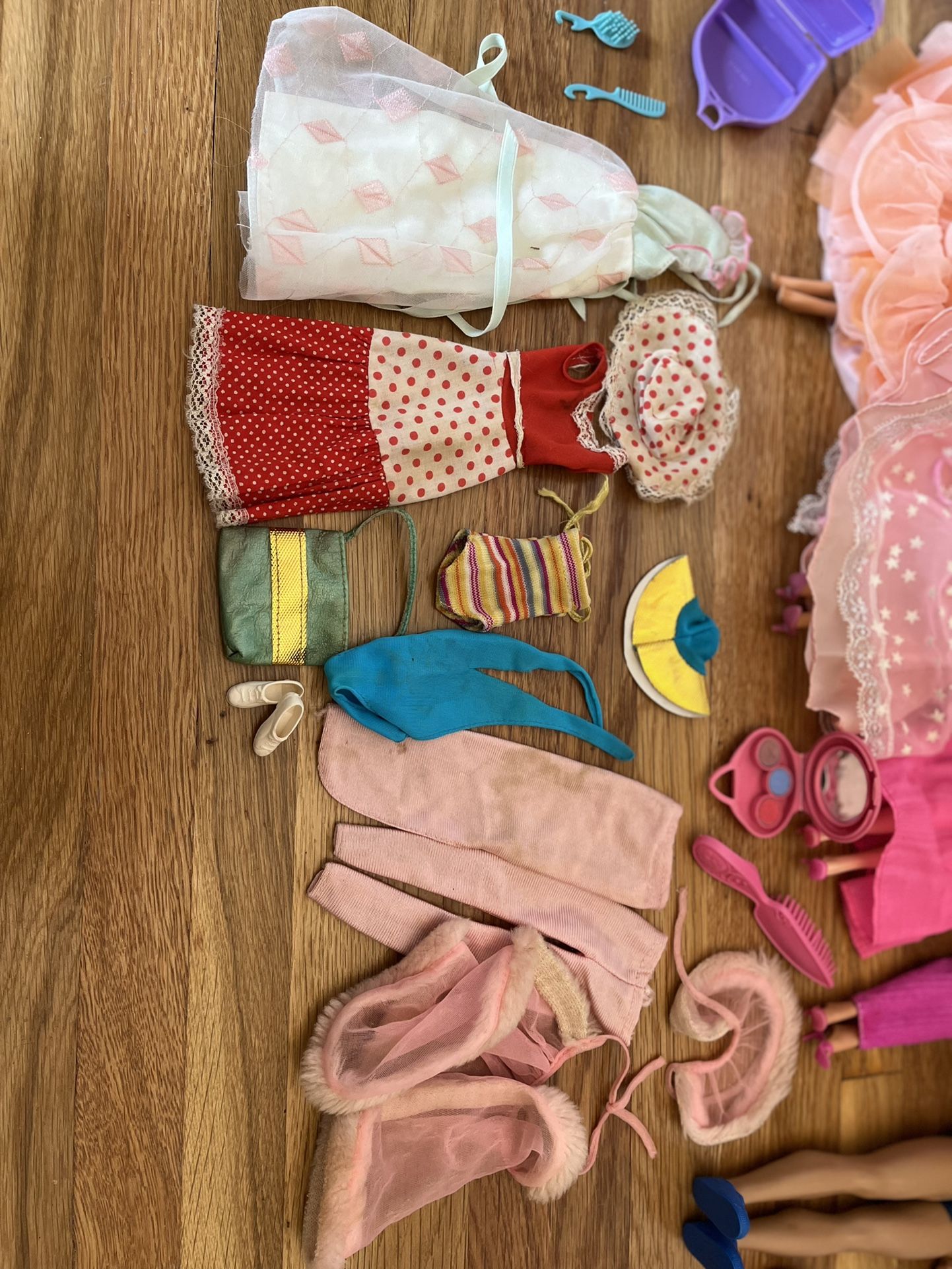 Vintage 1980s Barbies And Accessories
