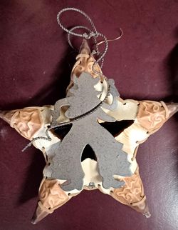 Cowboy Christmas Ornaments $7 Silver Bowl Wall Hanger For A Coat Or Hat $10 Horn Mug $35 Thumbnail