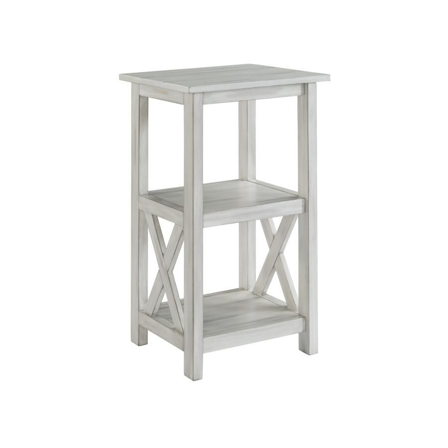 Boraam 77407 Jamestown Bookcase, White Wash