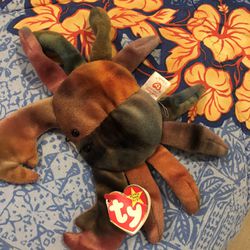 RARE TY Beanie Baby CLAUDE The Crab RETIRED 1996 MINT condition Thumbnail