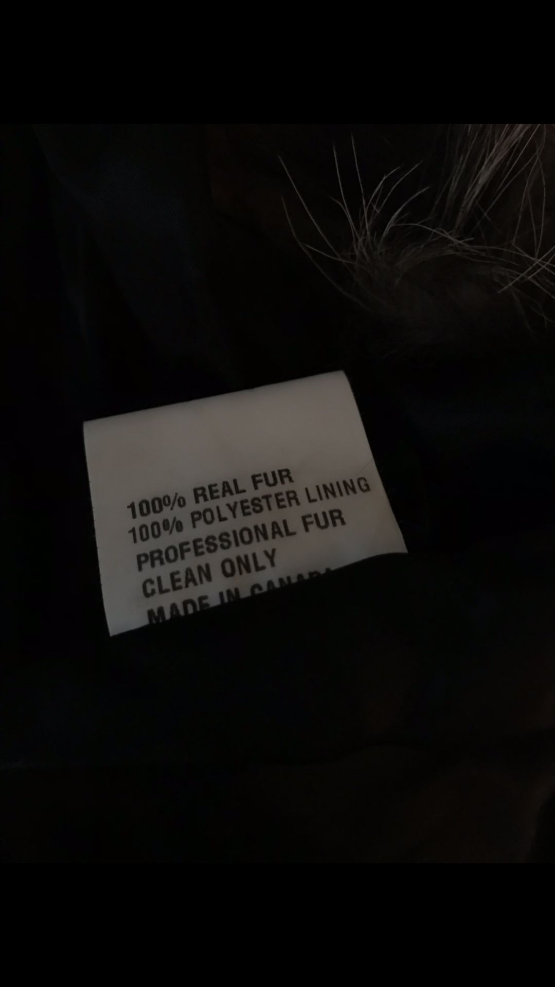 Winter Is Coming! $200 Obo Overland Fur Hoodie Vest Black/Silver Womans M