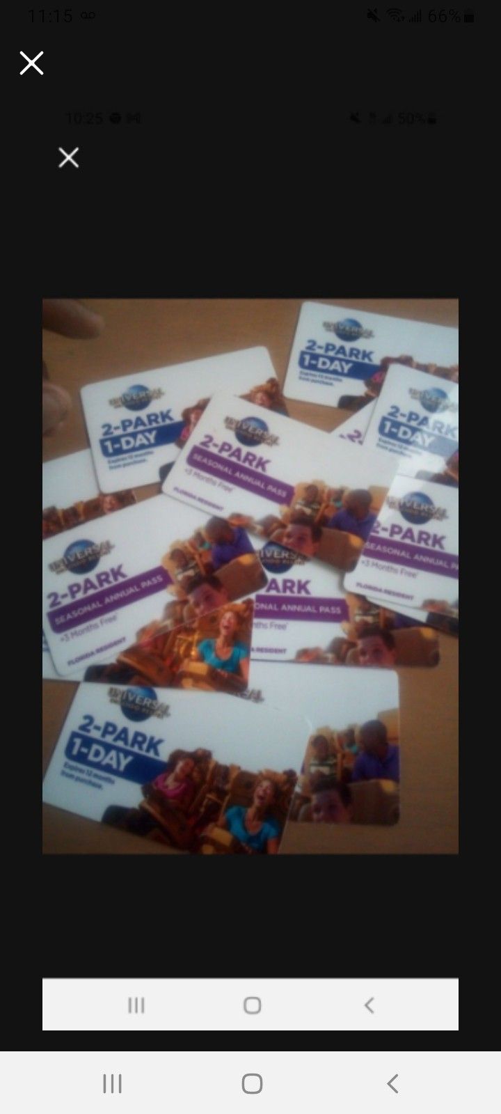 Universal Tickets 50% Off