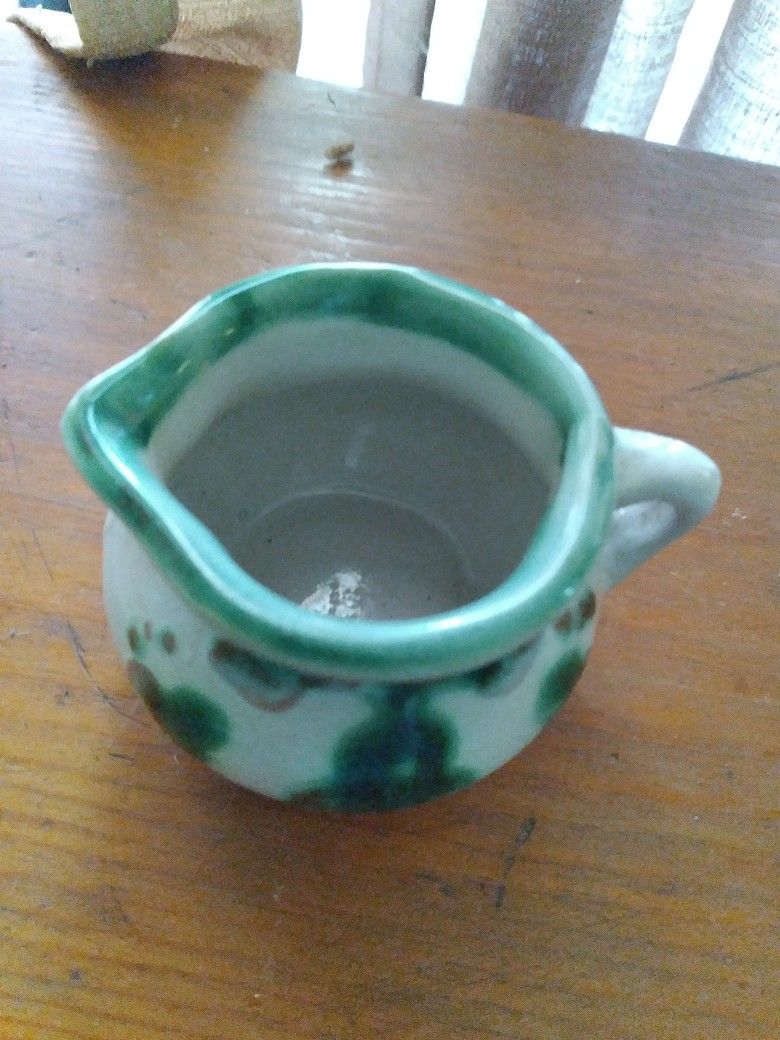 Small Vintage Cream Holder I'm Thinking..lol 2 inches In Every Diameter