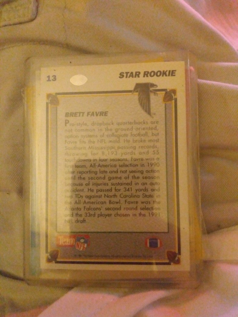Brett Favre Rookie