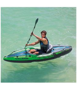 Challenger Kayak Inflatable Set with Aluminum Oars Thumbnail