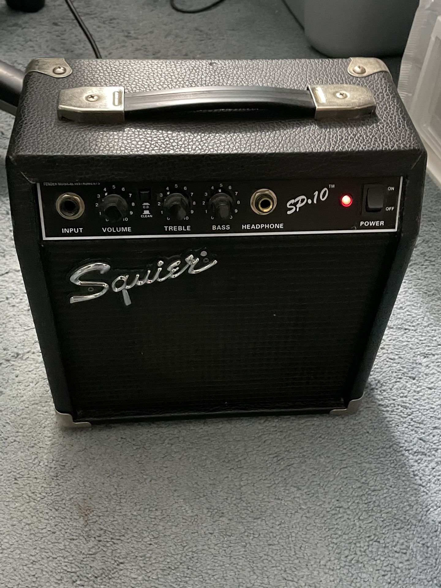 Squier Strat by Fender Electric Guitar & Amplifier Amp + case and tuner - Pickup Only  In Elizabeth Today 