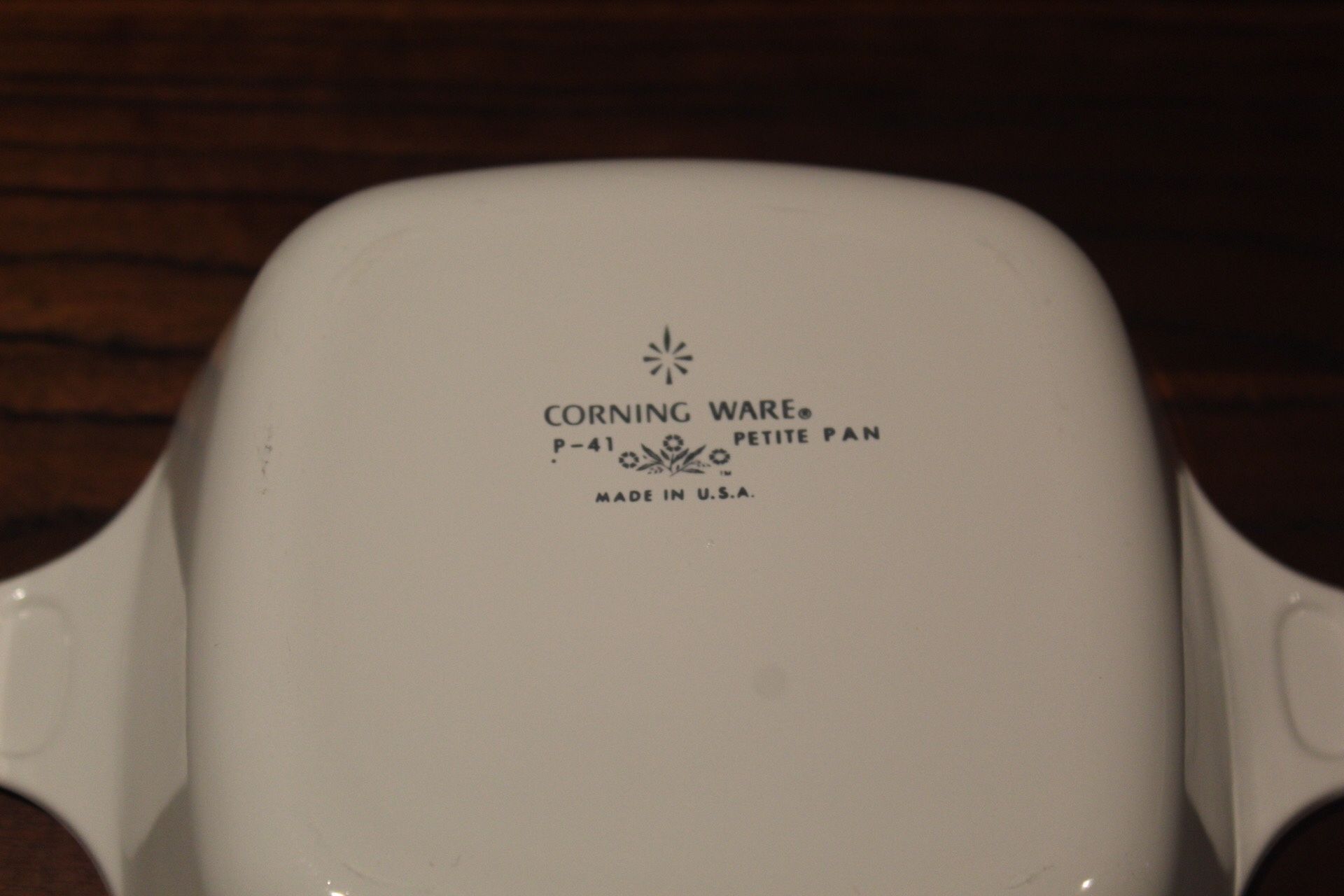 Set Of 2 Corning Ware Blue Cornflower P-41-B Petite Pans ~ 2 3/4 Cup No Lids