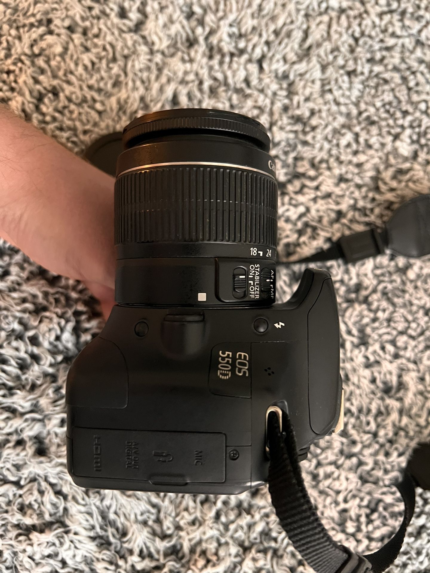 Canon Camera With Lens