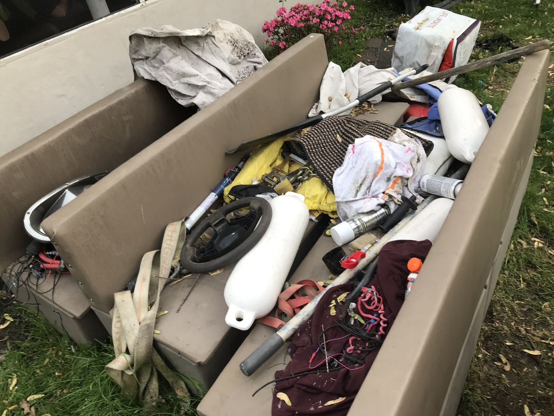 Pontoon Boat seats, Console, and Bench’s $500 OBO