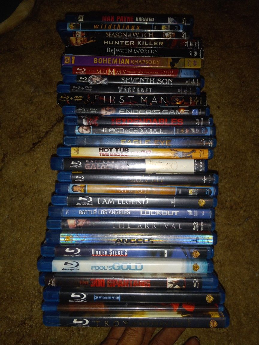 28 Blue Ray DVD Movies