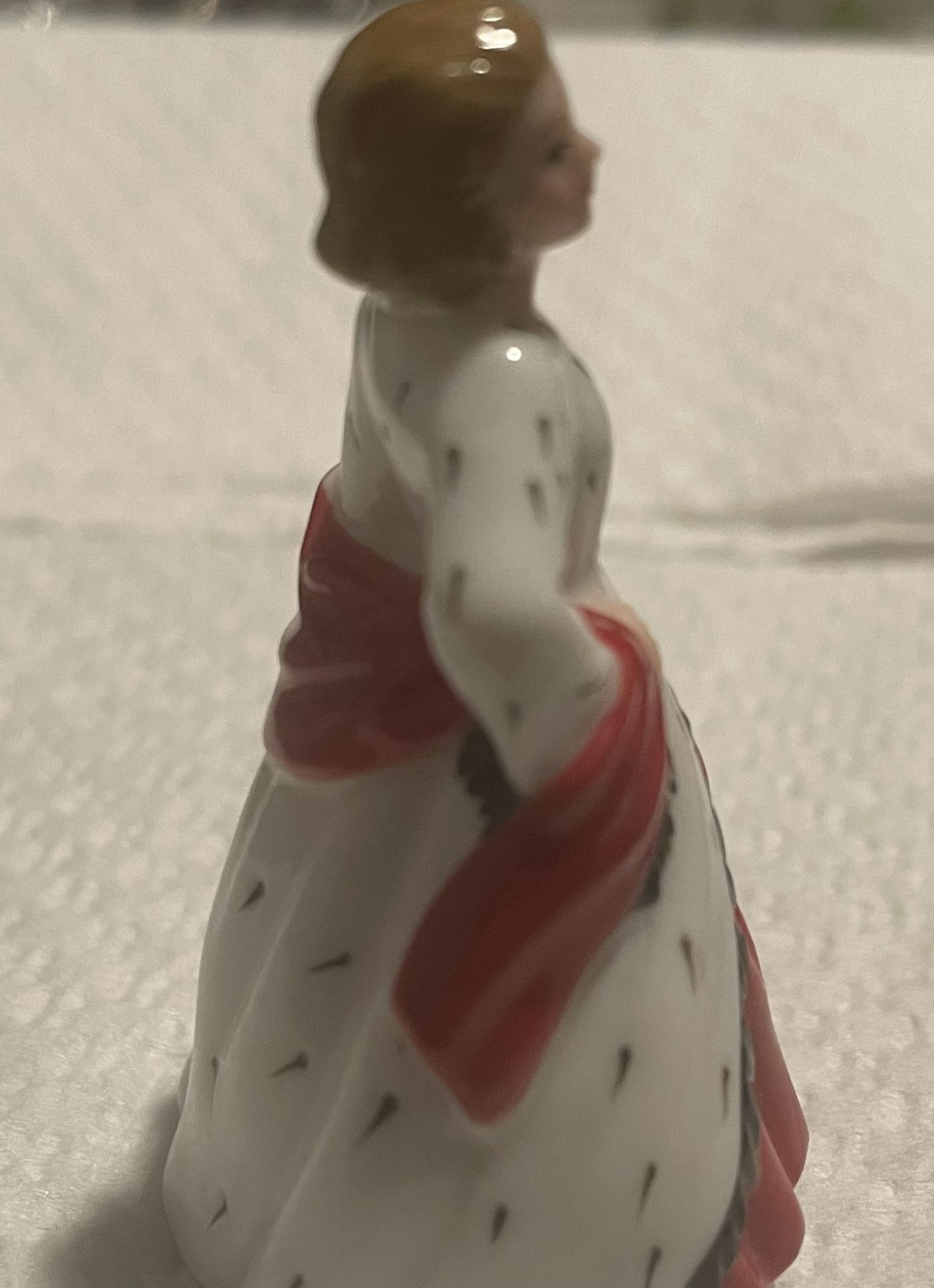 Ermine Coat M221 – Royal Doulton Figurine-Fine China-2005-2.25”-Christmas Miniature
