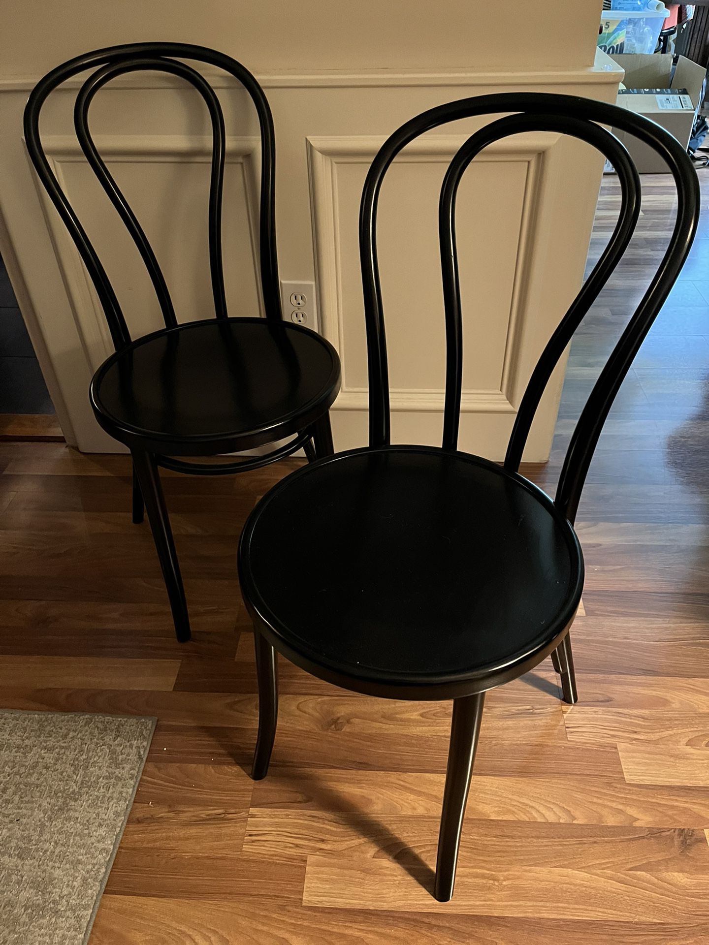 Bentwood Hairpin Bistro Chairs, set of 2