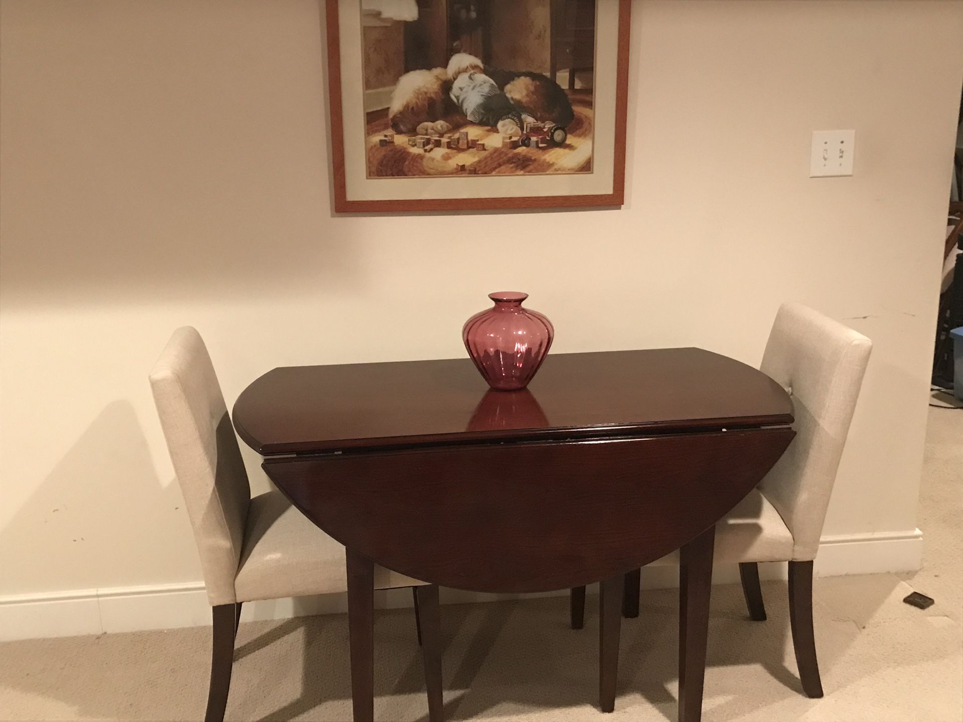 Dining Table & 2 Chairs