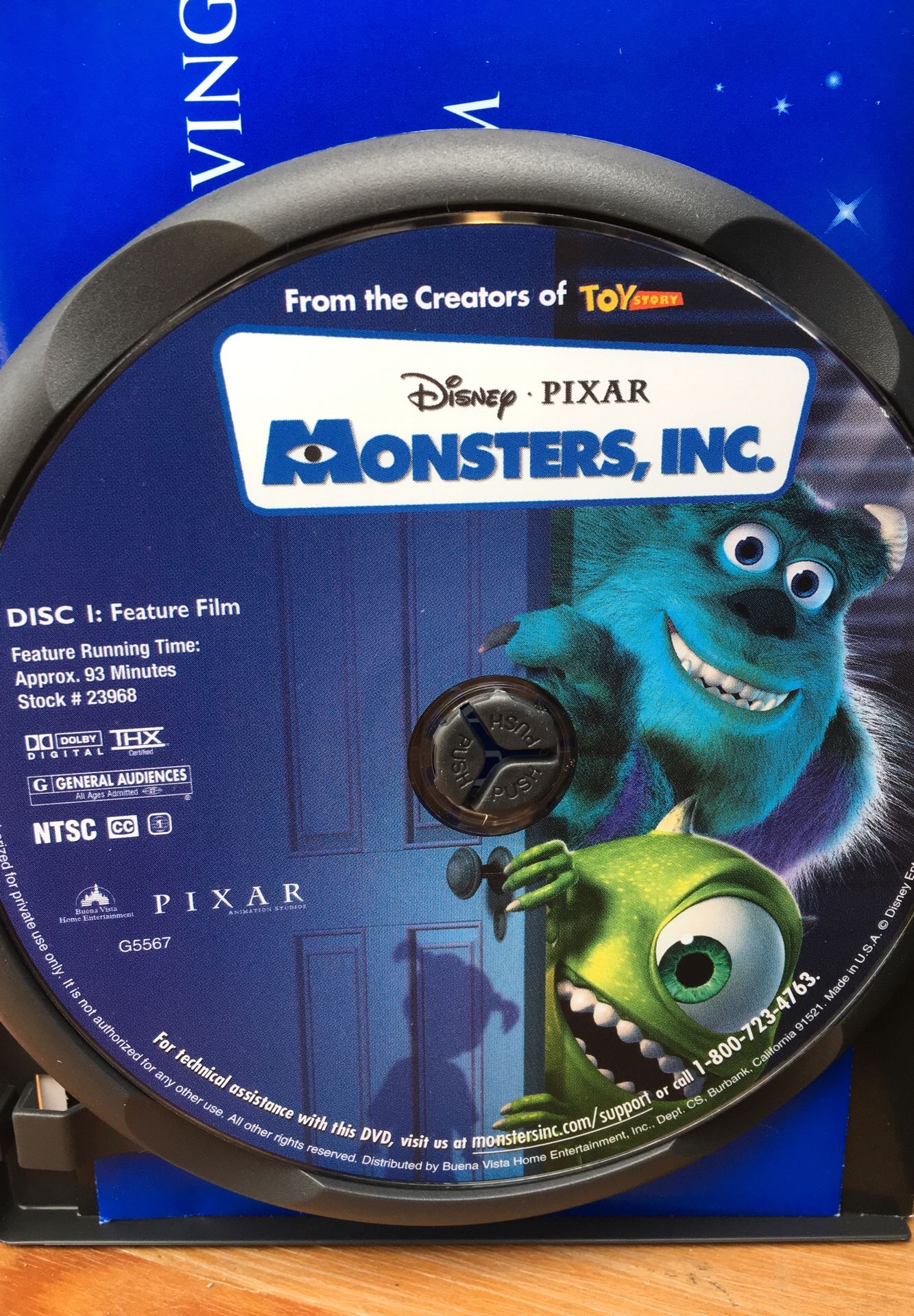 Disney Monsters Inc Collectors 2 Disc Dvd For Sale In Montclair Ca Offerup