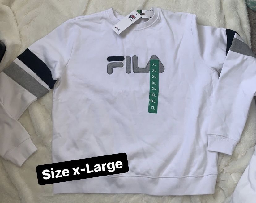 Champion,Fila, and Adidas