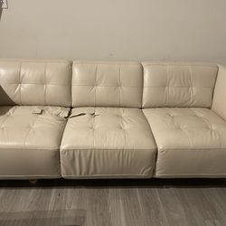 New And Used White Leather Couch For, Leather Couch Charlotte Nc