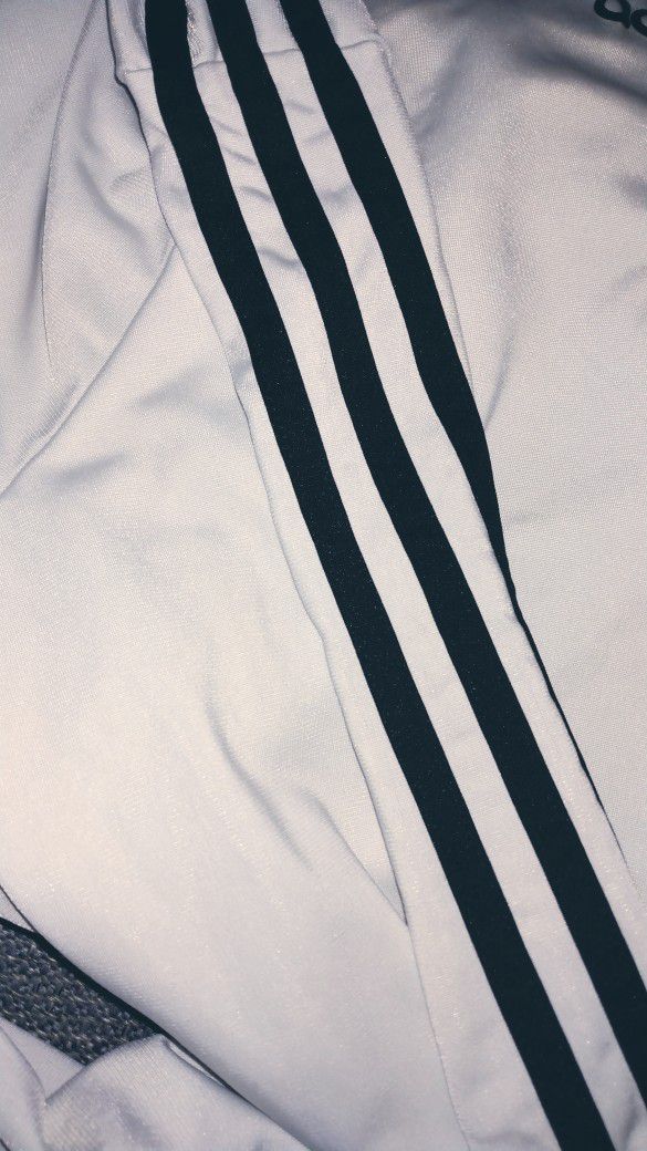 Black And White Adidas Jacket 