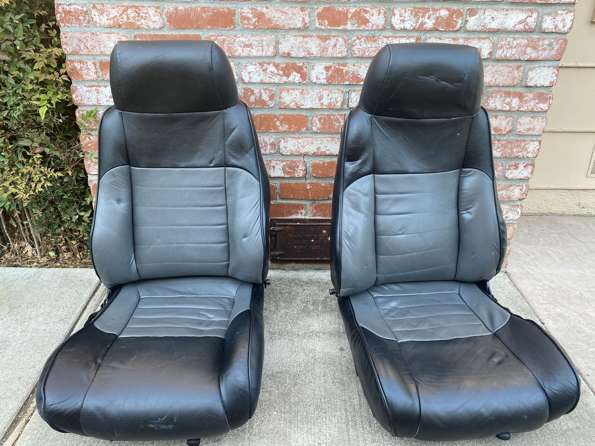 Leather Pontiac Fiero OEM Bucket Seats