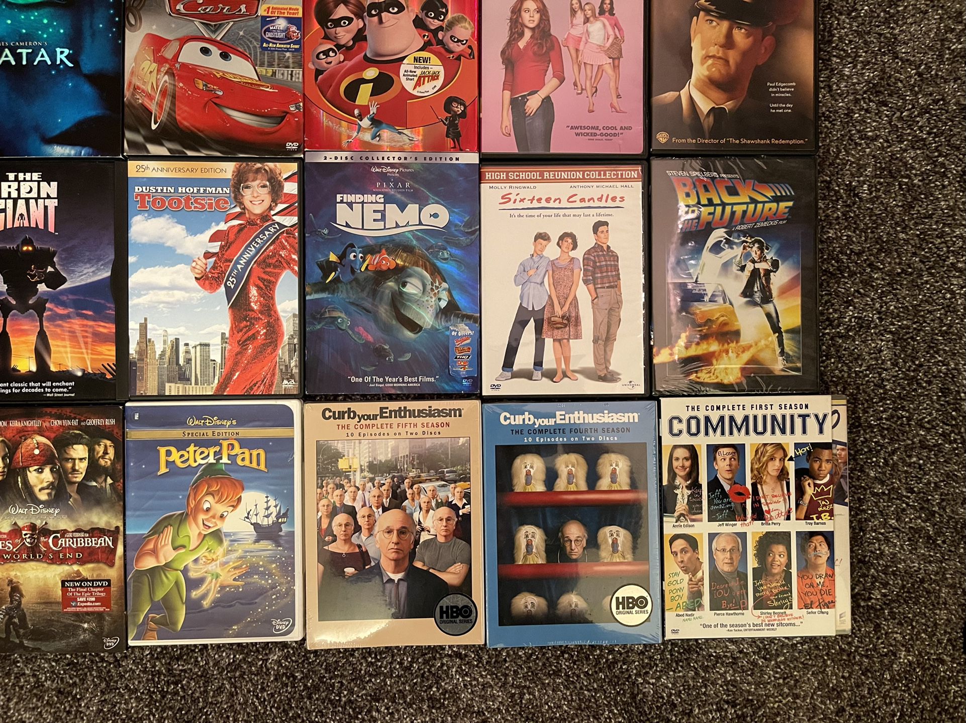 Collection/Lot Of 33 DVD Items, Including Movies and Seasons of TV Series