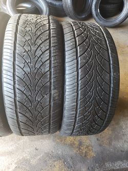 24" Rims And Like New Tires 305/35/24 $1200 For Chevy Silverado Tahoe Yukon Sierra Ford F150 Expedition Navigator 6×135 & 6×139.7 Thumbnail