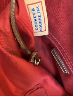 Dooney and Bourke Double Pocket Leather Tote Bag Thumbnail