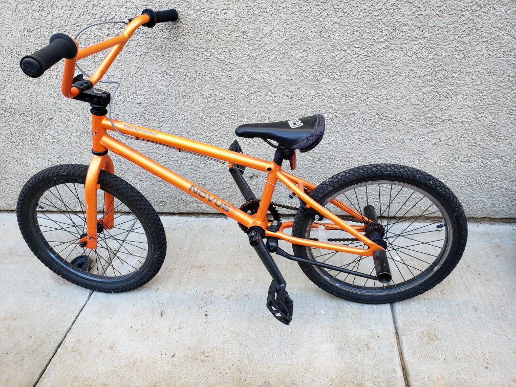 free agent bmx bike orange