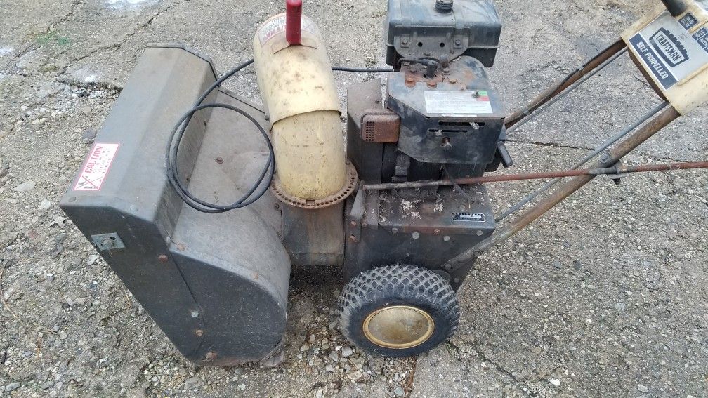Vintage craftsman snowblower for Sale in Elgin, IL OfferUp